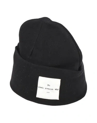 Isabel Benenato Man Hat Black Size Onesize Viscose, Polyester