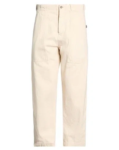 Isabel Benenato Man Jeans Beige Size 34 Cotton In Neutral