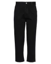 Isabel Benenato Man Pants Black Size 38 Polyester, Elastane