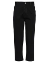 Isabel Benenato Man Pants Black Size 32 Polyester, Elastane In Black