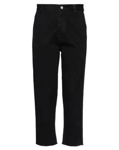 Isabel Benenato Man Pants Black Size 38 Polyester, Elastane