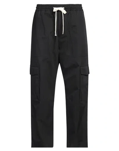 Isabel Benenato Man Pants Black Size 32 Cotton, Polyamide In Black