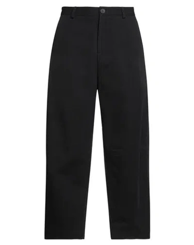 Isabel Benenato Man Pants Black Size 32 Cotton, Polyamide, Polyester