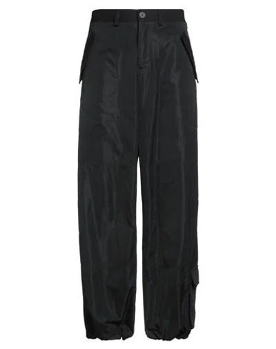 Isabel Benenato Man Pants Black Size 32 Polyester, Cotton, Polyamide