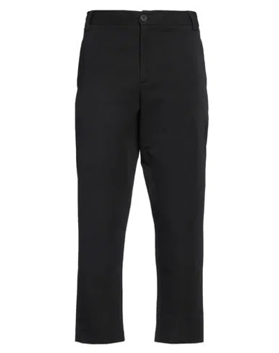 Isabel Benenato Man Pants Black Size 34 Cotton, Linen
