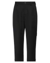 Isabel Benenato Man Pants Black Size 34 Virgin Wool In Black