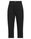 Isabel Benenato Man Pants Black Size 38 Cotton, Polyamide