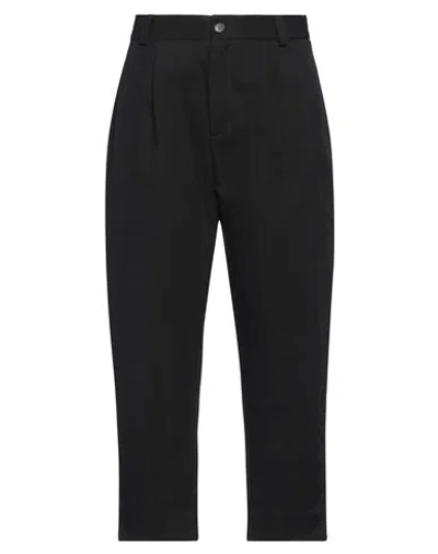 Isabel Benenato Man Pants Black Size 38 Cotton, Polyamide
