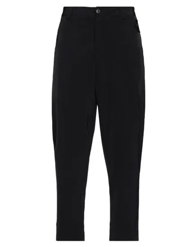 ISABEL BENENATO ISABEL BENENATO MAN PANTS BLACK SIZE 38 POLYESTER, ELASTANE