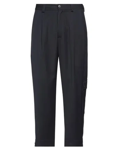 Isabel Benenato Man Pants Midnight Blue Size 32 Virgin Wool In Black