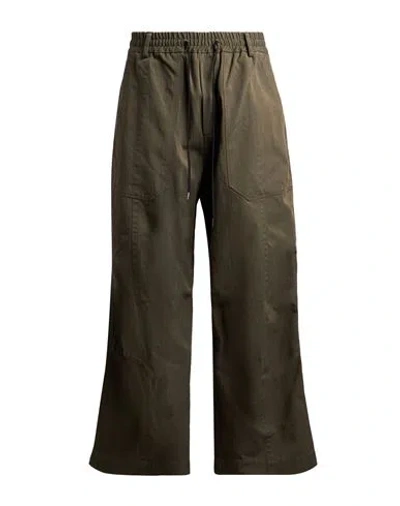 Isabel Benenato Man Pants Military Green Size 30 Wool, Cotton, Polyester