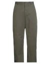 Isabel Benenato Man Pants Military Green Size 32 Cotton, Polyamide In Green