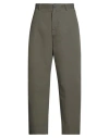 Isabel Benenato Man Pants Military Green Size 32 Cotton, Polyamide In Green