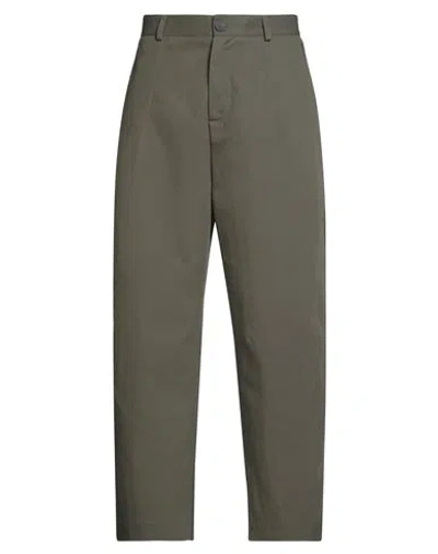 ISABEL BENENATO ISABEL BENENATO MAN PANTS MILITARY GREEN SIZE 32 COTTON, POLYAMIDE, POLYESTER