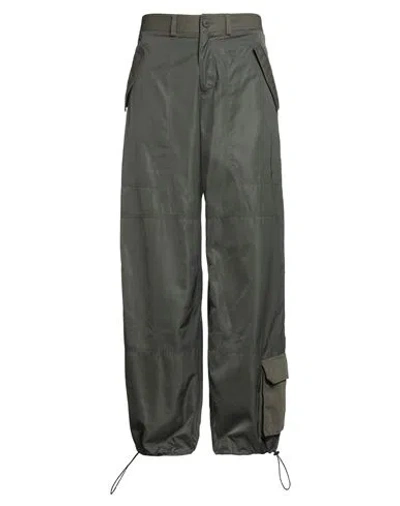 Isabel Benenato Man Pants Military Green Size 32 Polyester, Cotton, Polyamide