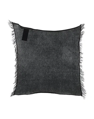 Isabel Benenato Man Scarf Black Size - Cotton