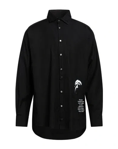 Isabel Benenato Man Shirt Black Size 38 Cotton