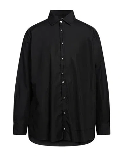Isabel Benenato Man Shirt Black Size 40 Cotton