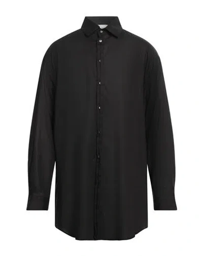 Isabel Benenato Man Shirt Black Size 42 Cotton