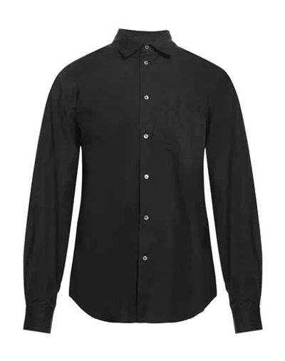 Isabel Benenato Man Shirt Black Size 42 Cotton