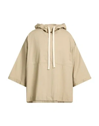 Isabel Benenato Man Shirt Khaki Size 38 Cotton, Polyamide In Neutral