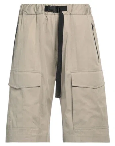 Isabel Benenato Man Shorts & Bermuda Shorts Sage Green Size 34 Cotton, Polyamide