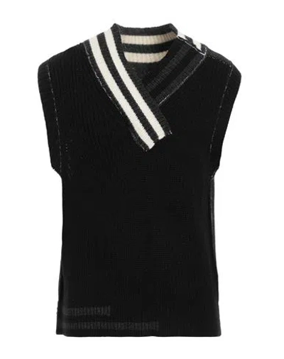 Isabel Benenato Man Sweater Black Size L Alpaca Wool, Polyamide