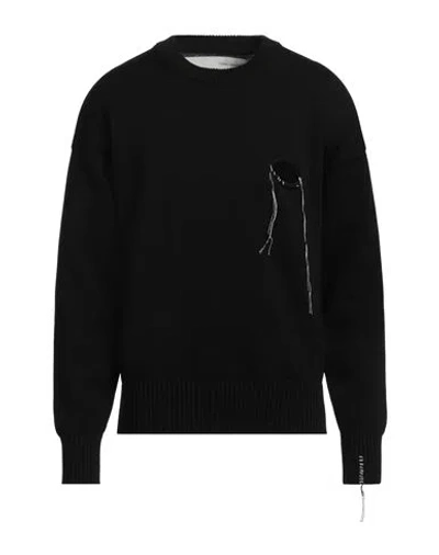 ISABEL BENENATO ISABEL BENENATO MAN SWEATER BLACK SIZE L COTTON