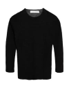 Isabel Benenato Man Sweater Black Size L Linen In Black