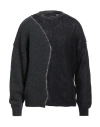 Isabel Benenato Man Sweater Black Size L Wool, Mohair Wool, Polyamide