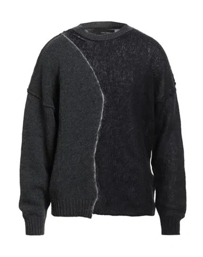 Isabel Benenato Man Sweater Black Size L Wool, Mohair Wool, Polyamide