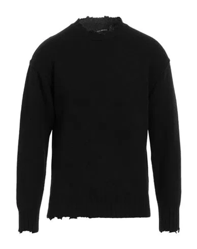 Isabel Benenato Man Turtleneck Black Size M Cashmere, Wool