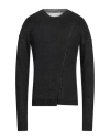 Isabel Benenato Man Sweater Black Size L Viscose, Polyester In Black