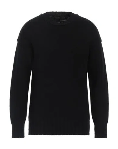 Isabel Benenato Man Sweater Black Size M Virgin Wool