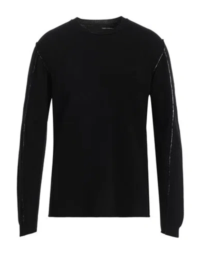 Isabel Benenato Man Sweater Black Size Xl Virgin Wool
