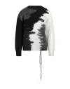 Isabel Benenato Man Sweater Charcoal Size L Alpaca Wool, Polyamide, Mohair Wool, Wool