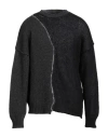 Isabel Benenato Man Sweater Charcoal Size M Wool, Mohair Wool, Polyamide