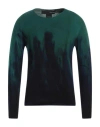 Isabel Benenato Man Sweater Emerald Green Size Xxl Virgin Wool In Green