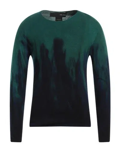 Isabel Benenato Man Sweater Emerald Green Size Xxl Virgin Wool