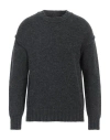 Isabel Benenato Man Sweater Grey Size M Virgin Wool In Gray
