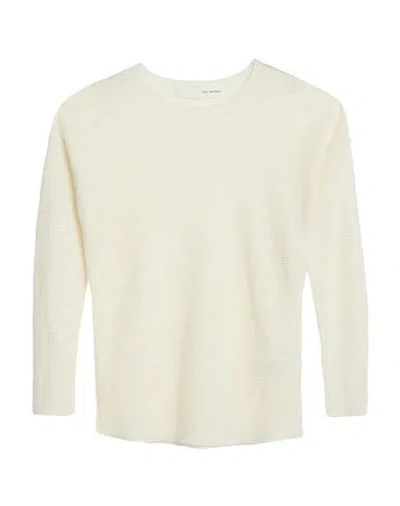 Isabel Benenato Man Sweater Ivory Size L Linen In White