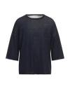 Isabel Benenato Man Sweater Midnight Blue Size M Cotton
