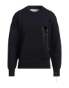 Isabel Benenato Man Sweater Black Size L Cotton In Navy