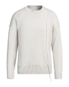 Isabel Benenato Man Sweater Off White Size L Cotton, Cashmere