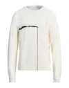Isabel Benenato Man Sweater Off White Size L Linen