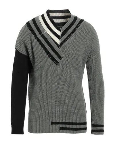 Isabel Benenato Man Sweater Sage Green Size M Alpaca Wool, Polyamide In Sage Green