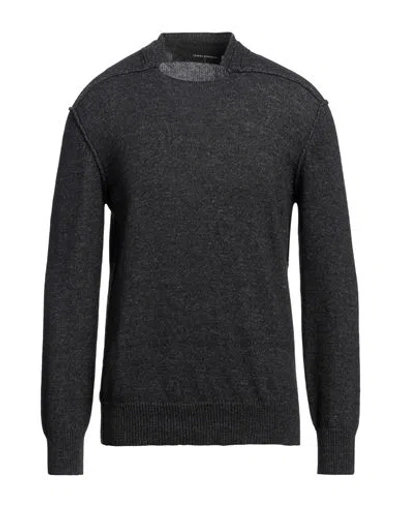 Isabel Benenato Man Sweater Steel Grey Size Xl Alpaca Wool, Polyamide