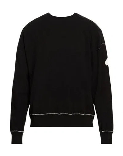 Isabel Benenato Man Sweatshirt Black Size L Viscose, Polyester