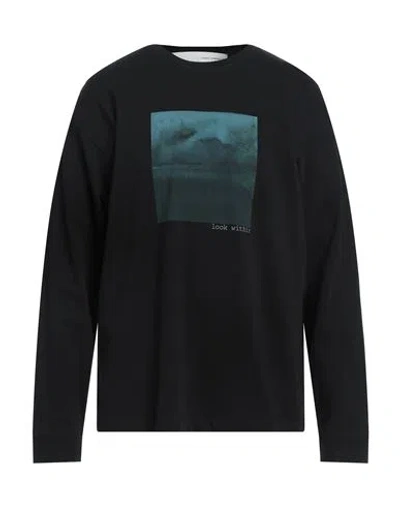 Isabel Benenato Man T-shirt Black Size L Cotton