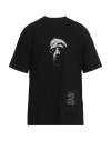 Isabel Benenato Man T-shirt Black Size Xl Cotton